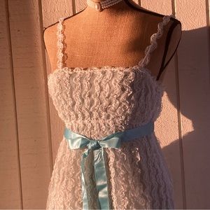 NWT Vintage coquette dress 60s babydoll mini dress